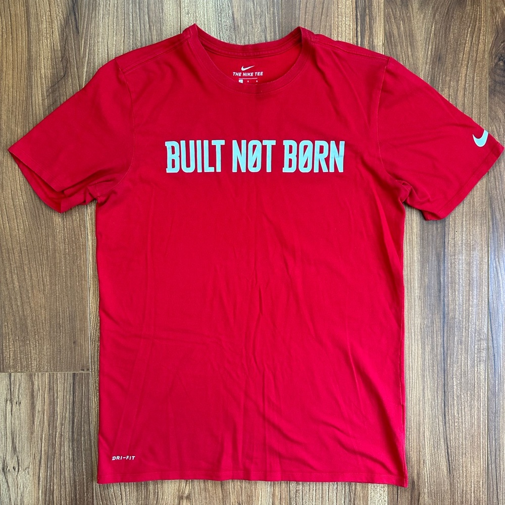 Nike “Built Not Born” Dri-Fit Men’s Large T Shirt